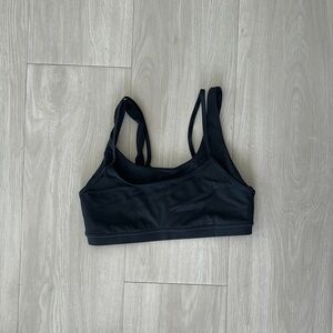Lululemon Black double layer bra